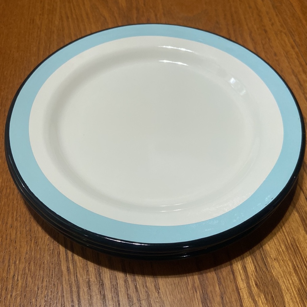 Reserved- Hearth & Hand Porcelain Enamel 7.5” Salad Plates Set of 4